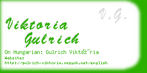 viktoria gulrich business card